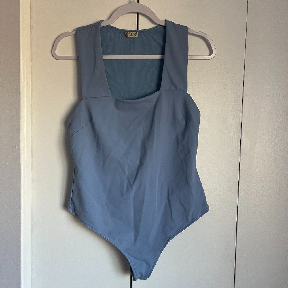 Free People light blue bodysuit